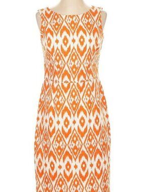 nine west orange dress Orange and pink wrap dress Nine West S (4-6)